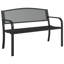 Almodovar Steel Outdoor Bench