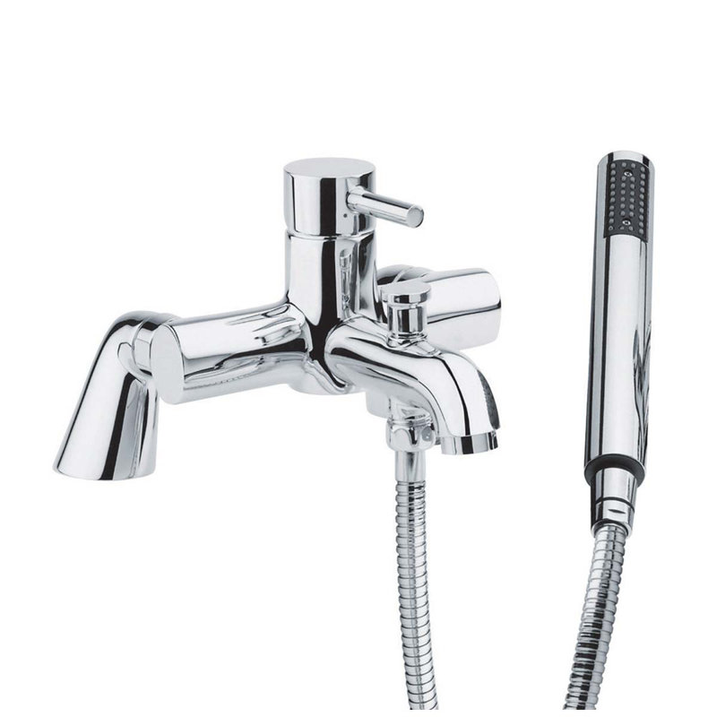 Deck Bath Shower Mixer Bath Filler with Diverter