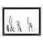 Multiple Guitars in Abstract - Framed Print-55727636-55727642
