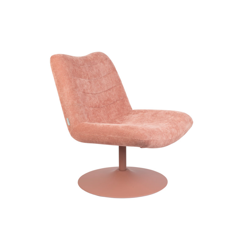 Méridienne Bubba, Mélange de polyester rose, Rose
