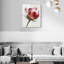 Crimson Core II High-Gloss Frameless Acrylic Glass Wall Art Abstract Print by Oliver Gal, Ready to Hang, 16 x 20-508025008-508025013