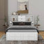 Lit plateforme avec tête de rangement et 8 tiroirs Billington-890180354-890180357