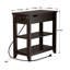 Table d'appoint moderne avec prises intégrées et tablettes de rangement ouvertes-16891404-62172929