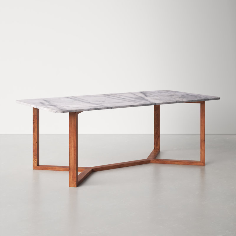 Hollins 71.5'' Marble Dining Table