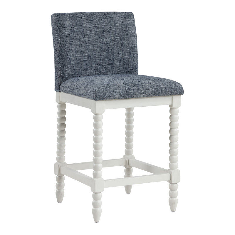 Tabouret à hauteur de comptoir Carlese, Brouillard