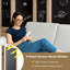 Paravent pliable 4 panneaux avec tableau noir