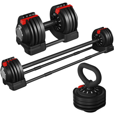 Dumbbell Weight Set With Anti-Slip Handle