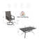 Callaghn Rectangular 6 - Person 63" Long Dining Set