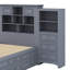 Base de lit multifonctionnelle simple avec rangement intégré et tablettes-115734661