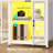 Lelynn L Shaped Desk with Drawers Corner Computer Desk with Power Outlet-2144391931