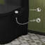 Accessoire de toilette de bidet non électrique Aqua en noir brillant-113915359-122036397