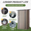 2.46 W x 1.77 D ft Metal Garden Storage Shed with Lockable Door-128837530