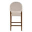 Tabouret de bar de 26 po de hauteur avec niveleur de sol réglable et siège spacieux pour îlot de cuisine (ensemble de 2)-670191703-670191706