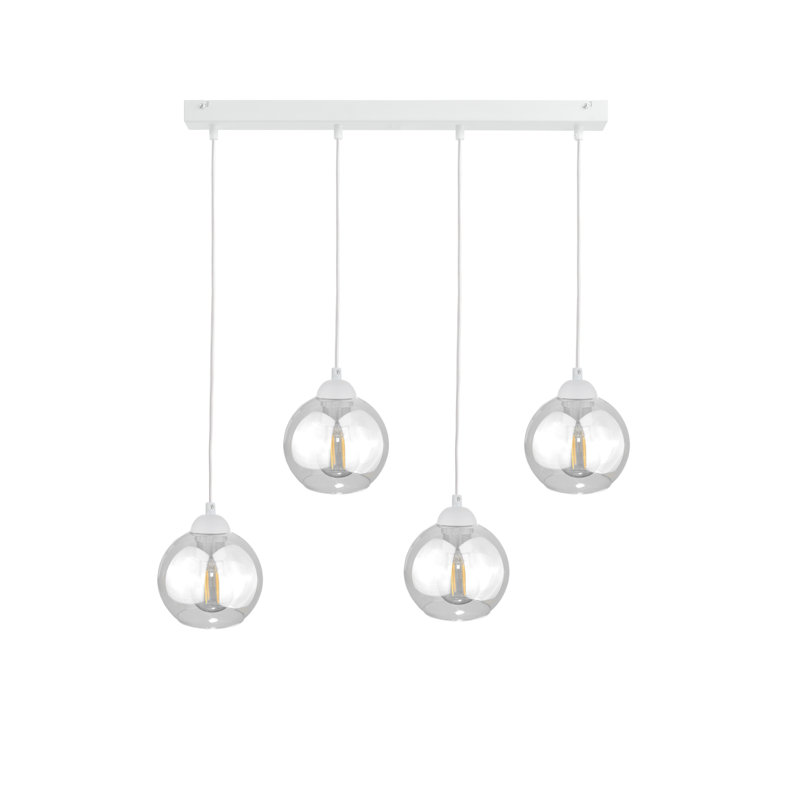 Bernier 4 - Light Kitchen Island Pendant, White