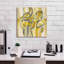 «Mid Mod Yellow» par Silvia Vassileva, art mural sur toile-1162617044
