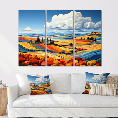 «Countryside Fusion Unveilé» - ensemble d'art mural de ferme