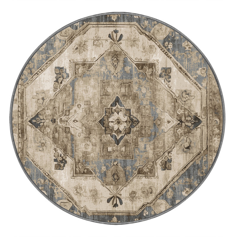 Rustic Grandeur Rug, Round 4'