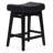Upholstered Counter Stool with Solid Wood Frame-615244722