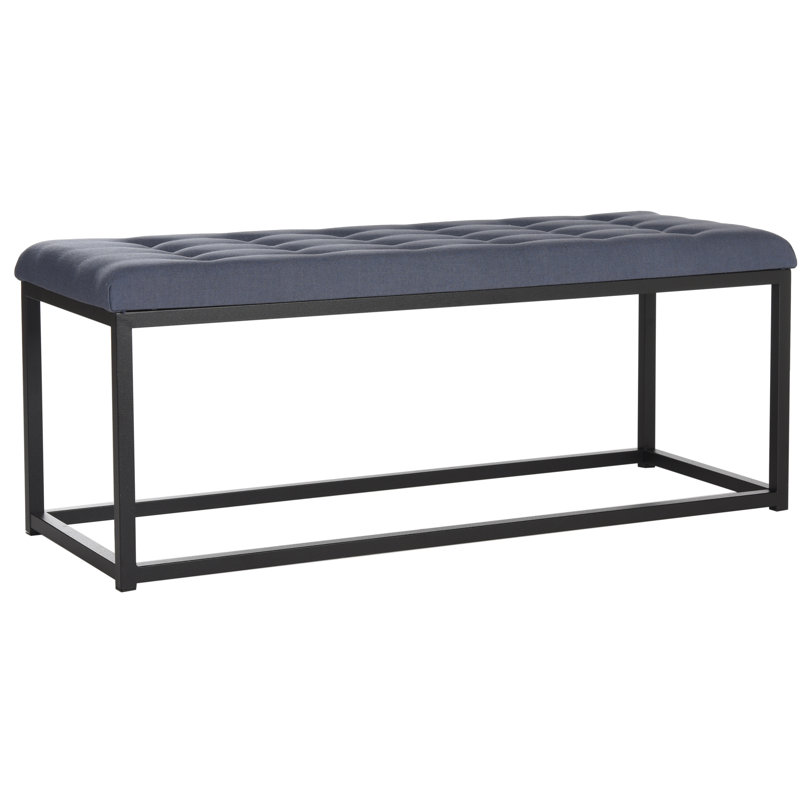 Banc recouverts de tissu d'ameublement, Marine