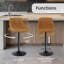 Tabouret de bar rotatif à hauteur réglable Jeninne-1416857188-1423331649