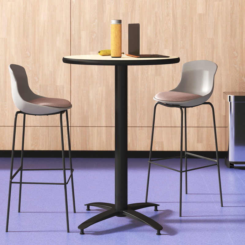 Table ronde pour salle de pause, Naturel, H 29 po x L 42 po x l 42 po