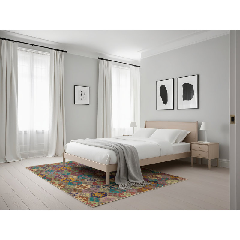 Tapis abstrait moderne 1930, Rectangle 5 pi x 7 pi