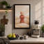 Figure in Desert Light Minimalist - Wrapped Canvas-963627769-963627768