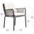 Edda Premium All-Weather Wicker Outdoor Stacking Dining Armchair with Cushion