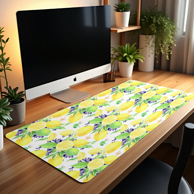 Polyester Desk Pad, 31.5x15.5