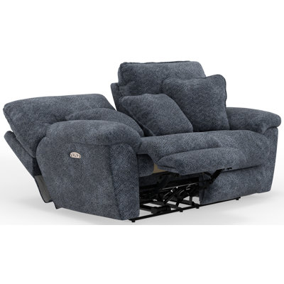 Hamme Deep Seat Power Reclining Loveseat with Power Adjustable Headrest