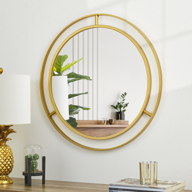 Terwilliger Metal Mirror, Gold, 24" x 24"