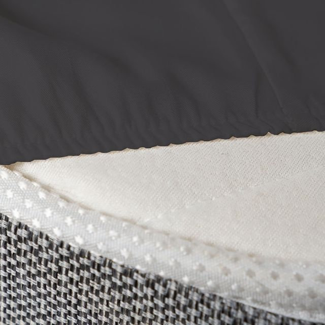 Ensemble de draps rafraîchissant et respirant Hotel Luxurious, Ensemble de draps pour lit simple + deux taies d'o, Gris foncé