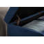 Banc de lit avec rangement en tissu bleu-220381766