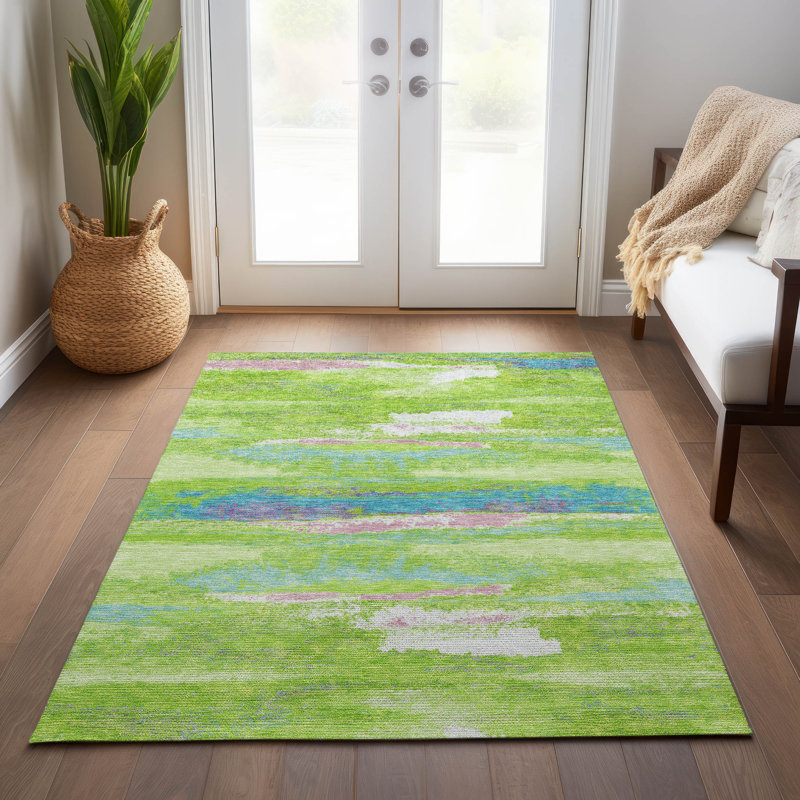Tapis Aleighna avec envers antidérapant, Rectangulaire 8 pi x 10 pi