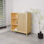 Étagère de rangement grande capacité pour salles de bains et chambres - Modèle à une porte avec 2 étagères ouvertes, idéale pour les petits espaces, avec cadre, profondeur de 30,63 cm, placard dissimulé pour salon.