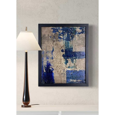 Low Tide No. 1 - Original Mixed-Media Abstract Painting by J. Kent Martin