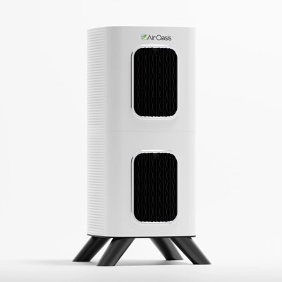 Filtration HEPA moyenne à 5 étapes iAdaptAir 2.0 pour les virus, la moisissure, la poussière, la fumée, le pollen et les odeurs avec une durée de vie de 2 ans, la technologie bi-polaire sans ozone, compatible WiFi et jusqu'à 2650 pieds carrés d'air