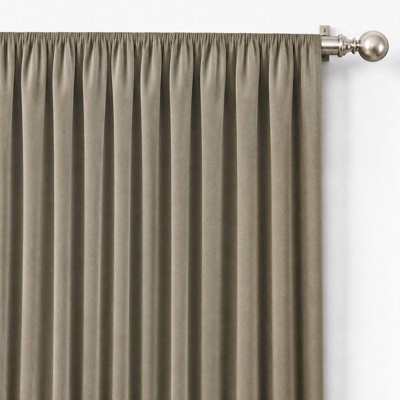 Solid Velvet | Velluto Fabric, Stone