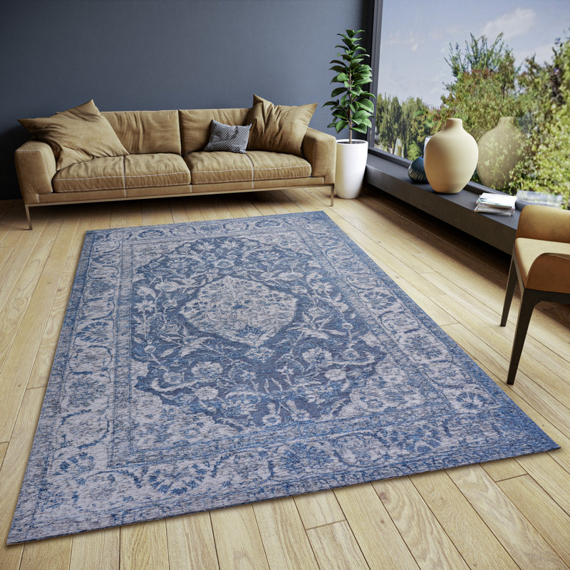 Catania Blue Rug, Rectangular 120 x 180cm