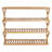 Darcy 4-Tier Bamboo Folding Shoe Rack, Natural