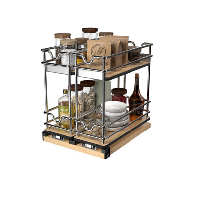 Rev-A-Shelf Pullout Organizer for Cabinets, Upright Shelf