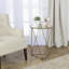 Table de bout avec cadre en verre Chylie-37210768