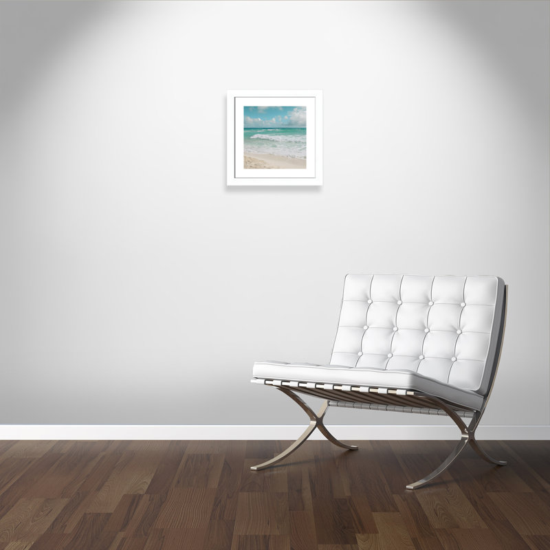 Fresh Waters - Photographie avec cadre photo, Blanc mat, H 18,5 po x l 18,5 po x P 1,25 po