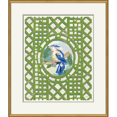 Aviaire par Dana Gibson - Peinture encadrée sur papier