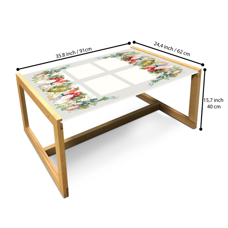 Jamie-Taylor Sled Coffee Table, 40cm H x 91cm W x 62cm D