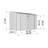 Absco Space Saver 7 ft. W x 3 ft. D Metal Horizontal Storage Shed