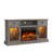 TV Stand for TVs up to 65" with Fireplace Included, Media Entertainment Center with LED Lights, Modern TV Console Table-1581690506