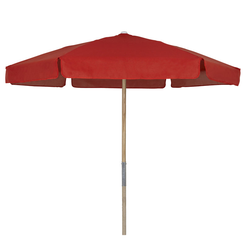 Market 89'' Beach Umbrella, Red