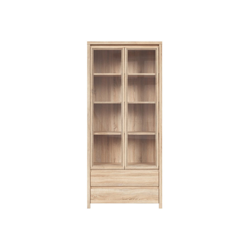 Display Cabinet, Oak Sonoma
