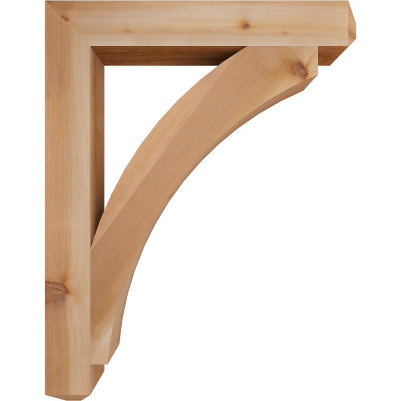 Support pour artisan Thorton, Cèdre rouge de l'Ouest (lisse), H 36 po x l 4 po x P 28 po